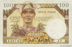 100 Francs TRÉSOR PUBLIC FRANCE 1955 VF.34.01