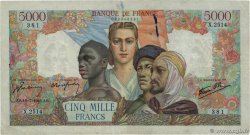 5000 Francs EMPIRE FRANÇAIS FRANCE 1945 F.47.16 TB