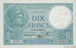 10 Francs MINERVE modifié FRANCE 1940 F.07.18 SUP
