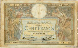100 Francs LUC OLIVIER MERSON type modifié FRANCE  1938 F.25.23