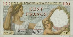 100 Francs SULLY FRANCE  1942 F.26.67