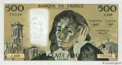 500 Francs PASCAL FRANCE  1985 F.71.33