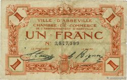 1 Franc FRANCE régionalisme et divers Abbeville 1920 JP.001.20