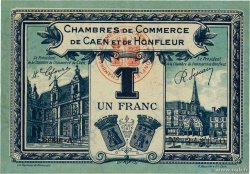 1 Franc FRANCE régionalisme et divers Caen et Honfleur 1920 JP.034.18
