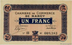1 Franc FRANCE régionalisme et divers Nancy 1916 JP.087.08