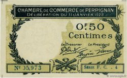 50 Centimes FRANCE régionalisme et divers Perpignan 1922 JP.100.33