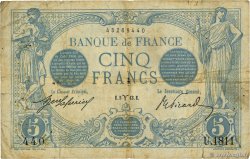 5 Francs BLEU FRANCE  1913 F.02.15
