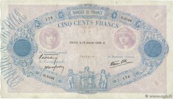 500 Francs BLEU ET ROSE modifié FRANCE  1939 F.31.23
