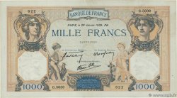1000 Francs CÉRÈS ET MERCURE type modifié FRANCE  1939 F.38.33
