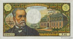 5 Francs PASTEUR FRANCE 1968 F.61.08 pr.TTB