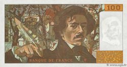 100 Francs DELACROIX modifié FRANCE 1980 F.69.04a TTB+