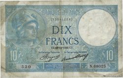 10 Francs MINERVE FRANCE 1936 F.06.17
