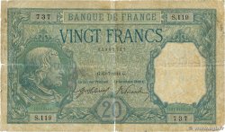 20 Francs BAYARD FRANCE 1916 F.11.01 B