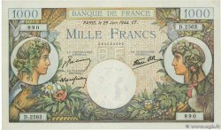 1000 Francs COMMERCE ET INDUSTRIE FRANCE  1944 F.39.09