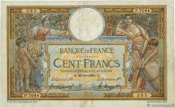 100 Francs LUC OLIVIER MERSON sans LOM FRANCE  1920 F.23.13