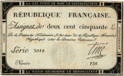 250 Livres FRANCE  1793 ASS.45a