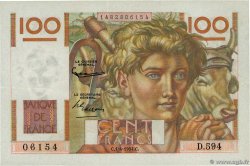 100 Francs JEUNE PAYSAN FRANCE 1954 F.28.43