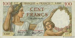 100 Francs SULLY FRANCE 1939 F.26.18 TB+