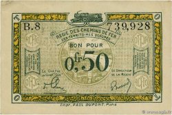 50 Centimes FRANCE régionalisme et divers 1923 JP.135.04 TTB+