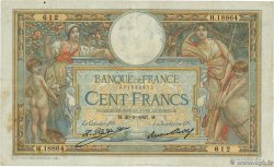 100 Francs LUC OLIVIER MERSON grands cartouches FRANCE 1927 F.24.06