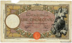 500 Lire ITALIE 1940 P.051d
