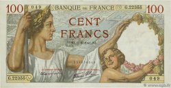 100 Francs SULLY FRANCE 1941 F.26.53 TTB+
