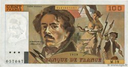100 Francs DELACROIX modifié FRANCE 1979 F.69.03 TTB