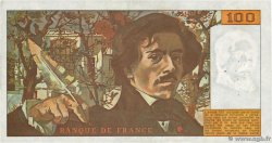 100 Francs DELACROIX modifié FRANCE 1979 F.69.03 TTB