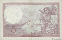5 Francs FEMME CASQUÉE modifié FRANCE 1940 F.04.16 SUP