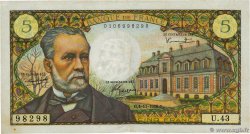 5 Francs PASTEUR FRANCE 1966 F.61.04 pr.TTB