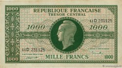 1000 Francs MARIANNE THOMAS DE LA RUE FRANCE 1945 VF.13.01 TTB