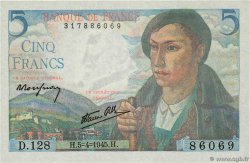 5 Francs BERGER FRANCE 1945 F.05.06 pr.NEUF