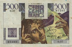 500 Francs CHATEAUBRIAND FRANCE 1945 F.34.03 TB