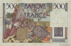 500 Francs CHATEAUBRIAND FRANCE 1945 F.34.03 TB