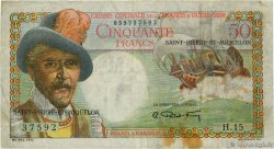50 Francs Belain d Esnambuc SAINT PIERRE ET MIQUELON 1946 P.25