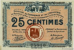 25 Centimes FRANCE regionalism and various Rochefort-S/Mer 1921 JP.17-07var