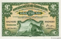 1 Pound GIBRALTAR 1971 P.18b