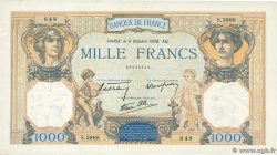 1000 Francs CÉRÈS ET MERCURE type modifié FRANCE 1938 F.38.28 pr.SUP