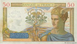 50 Francs CÉRÈS modifié FRANCE 1939 F.18.33 VF