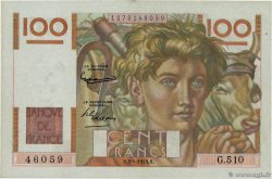 100 Francs JEUNE PAYSAN FRANCE 1953 F.28.35 SUP