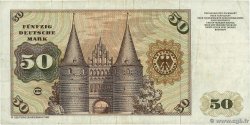 50 Deutsche Mark ALLEMAGNE FÉDÉRALE 1980 P.33d TB