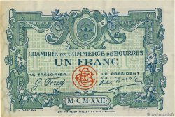 1 Franc FRANCE régionalisme et divers Bourges 1922 JP.032.13