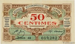 50 Centimes FRANCE régionalisme et divers Région Économique Du Centre 1918 JP.040.05