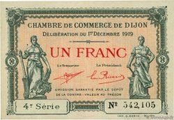 1 Franc FRANCE régionalisme et divers Dijon 1919 JP.053.20