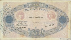 500 Francs BLEU ET ROSE FRANCE  1929 F.30.32