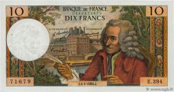 10 Francs VOLTAIRE FRANCE 1968 F.62.31 SUP