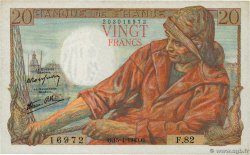 20 Francs PÊCHEUR FRANCE 1943 F.13.06 TTB+