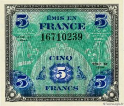 5 Francs DRAPEAU FRANCE  1944 VF.17.01