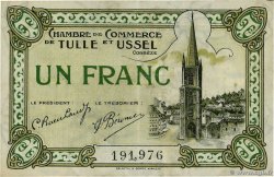 1 Franc FRANCE régionalisme et divers Tulle et Ussel 1918 JP.126.03
