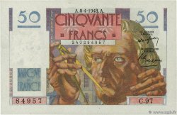 50 Francs LE VERRIER FRANCE 1948 F.20.10 SUP